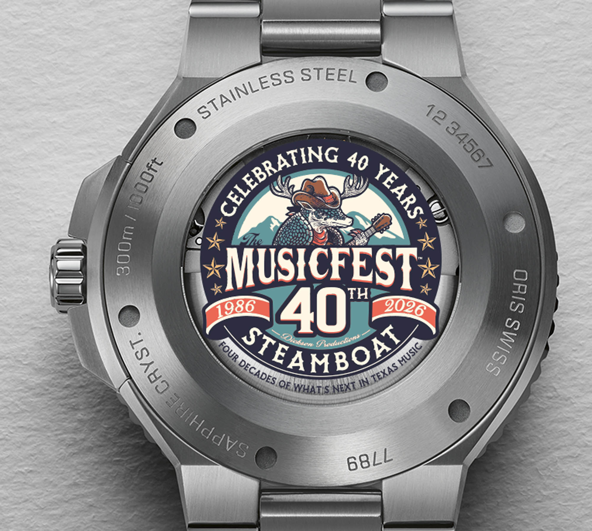 Caseback detail